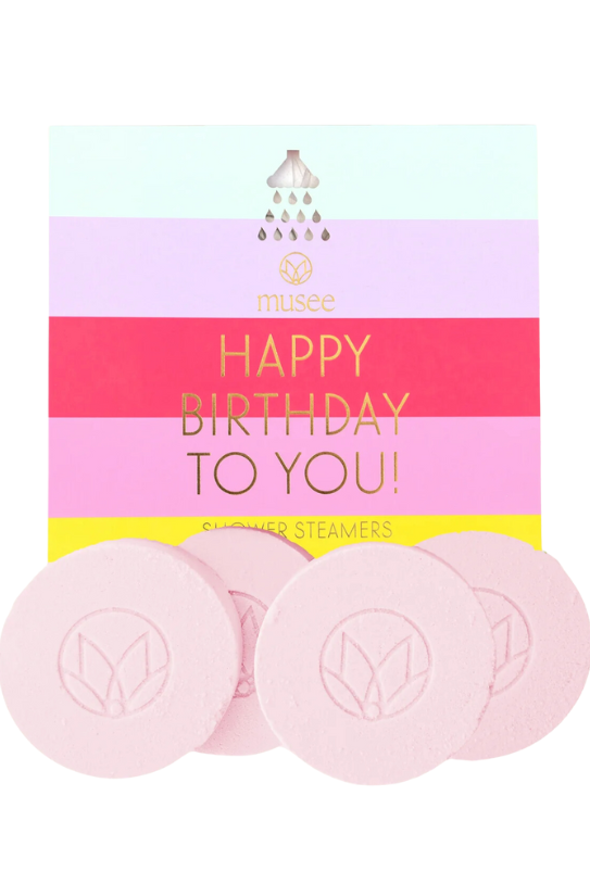 Musee: Happy Birthday Shower Steamers-11- Gift/Home-Musee Wholesale-Usher & Co - Women's Boutique Located in Atoka, OK and Durant, OK
