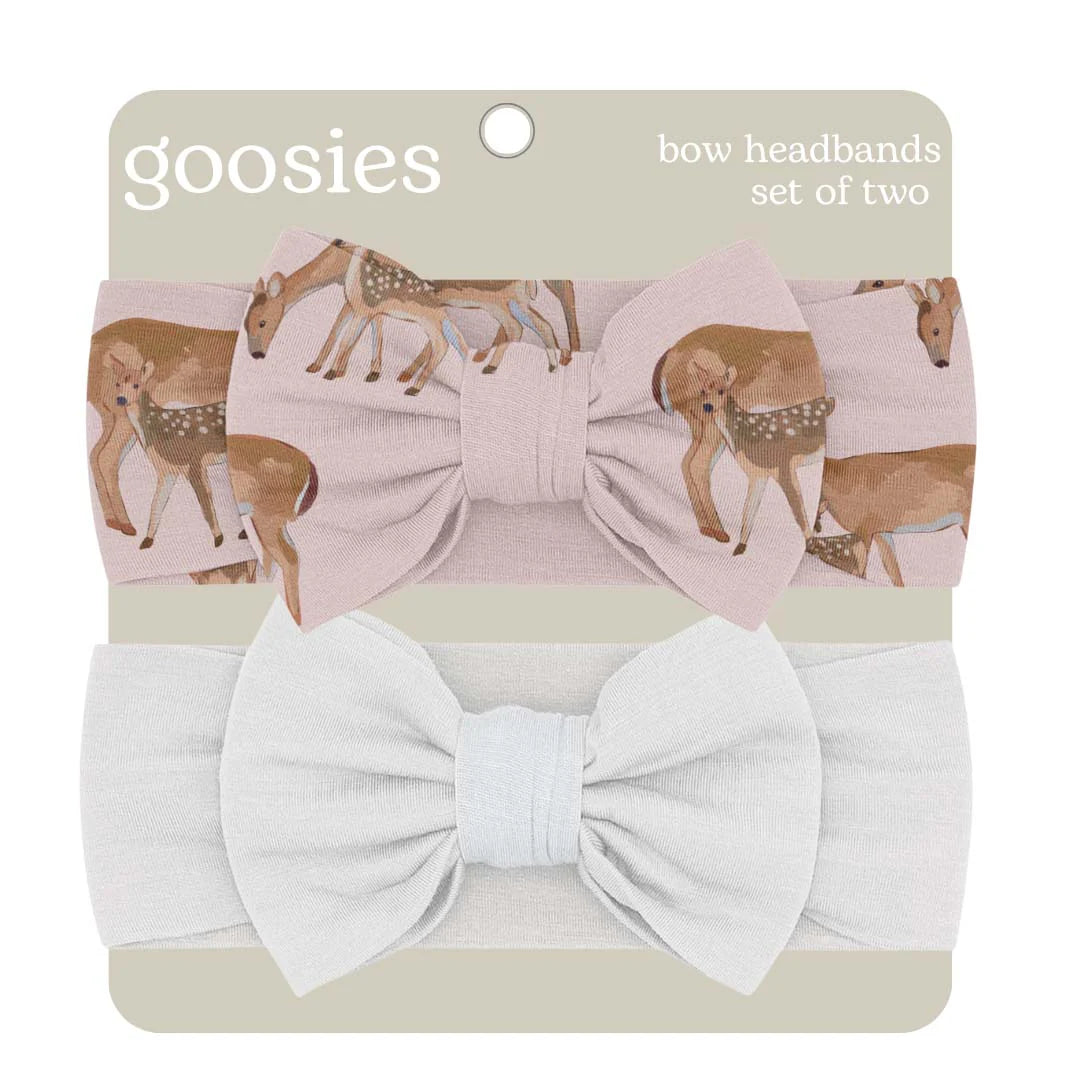 Goosies: Headband Bow Set-Does & Fawns-12- Baby/Kids/Men-Goosies-Usher & Co - Women's Boutique Located in Atoka, OK and Durant, OK