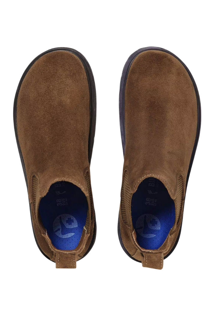 Birkenstock: Highwood Slip On-Dark Tea Suede-9- Shoes-BIRKENSTOCK-Usher & Co - Women's Boutique Located in Atoka, OK and Durant, OK