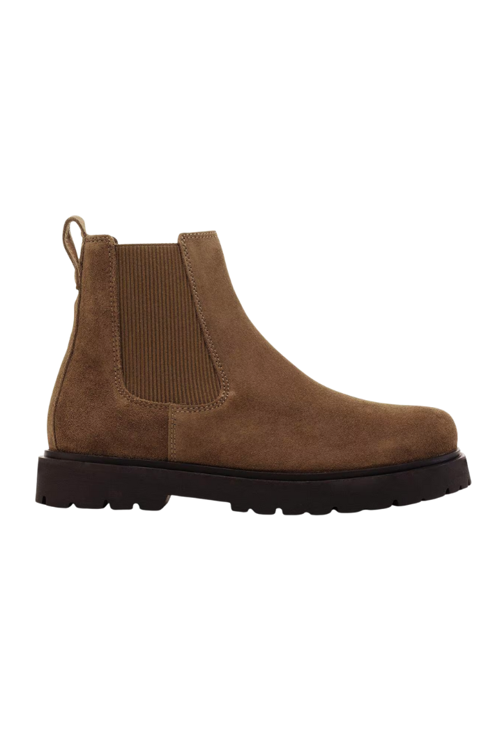 Birkenstock: Highwood Slip On-Dark Tea Suede-9- Shoes-BIRKENSTOCK-Usher & Co - Women's Boutique Located in Atoka, OK and Durant, OK