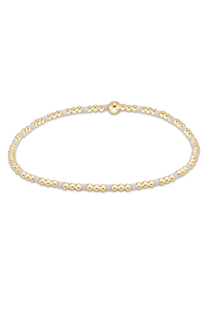 enewton: Hope Sincerity 2mm Bracelet-White-7- Jewelry-ENEWTON-Usher & Co - Women's Boutique Located in Atoka, OK and Durant, OK