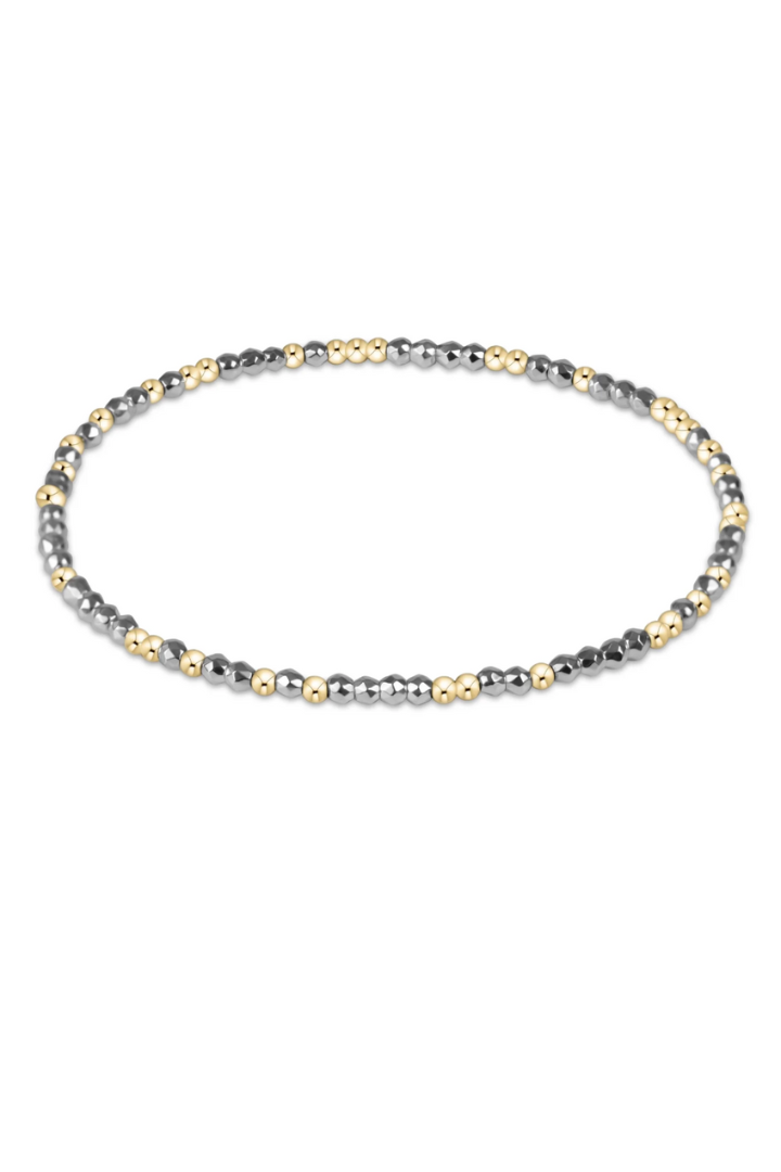 enewton: Hope Unwritten Bright Silver Faceted Hematite 2mm Bracelet-7- Jewelry-ENEWTON-Usher & Co - Women's Boutique Located in Atoka, OK and Durant, OK