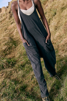 FP Movement: Hot Shot Onesie-Washed Black-6- Dress/Romp/Jump-Free People Movement-Usher & Co - Women's Boutique Located in Atoka, OK and Durant, OK