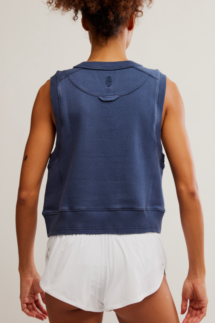 FP Movement: Intercept Tank-Midnight Navy-1- Tops-Free People Movement-Usher & Co - Women's Boutique Located in Atoka, OK and Durant, OK