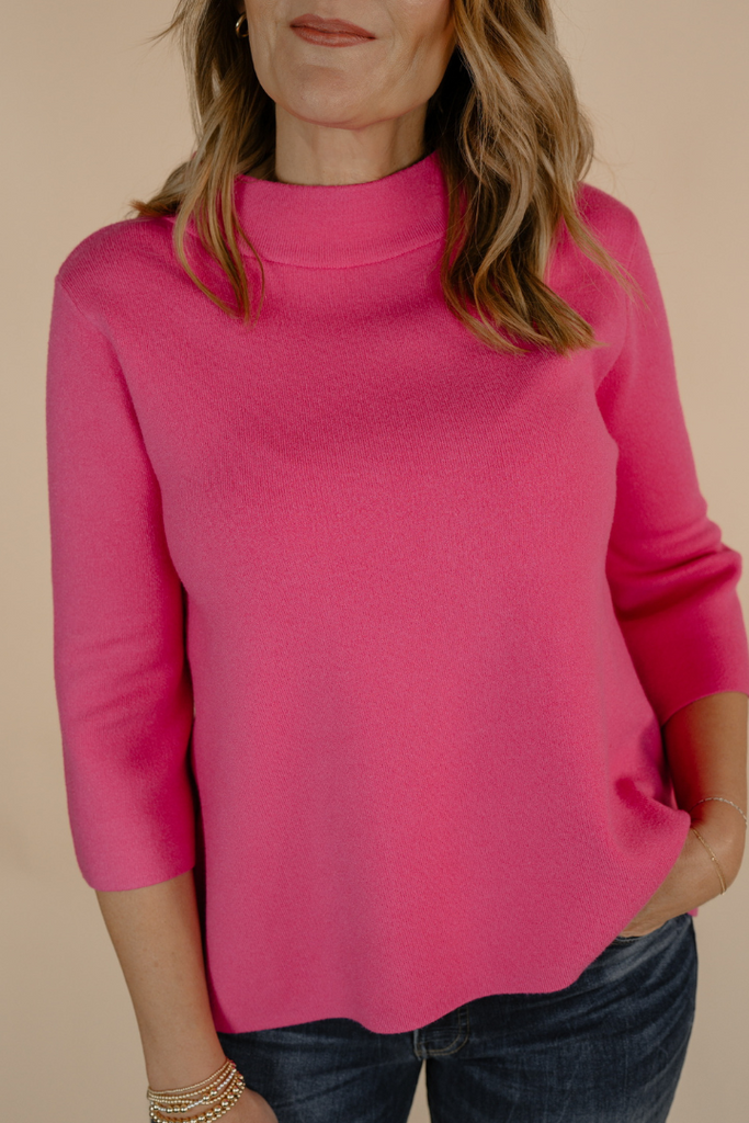 Isabelle Mock Sweater-Sweaters-Fate-Usher & Co - Women's Boutique Located in Atoka, OK and Durant, OK