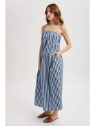 Jadelyn Stripe Midi Dress-6- Dress/Romp/Jump-Wishlist-Usher & Co - Women's Boutique Located in Atoka, OK and Durant, OK