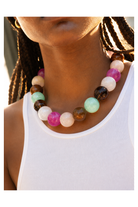 Baublebar: Jane Beaded Necklace - Pink Multi-7- Jewelry-Baublebar-Usher & Co - Women's Boutique Located in Atoka, OK and Durant, OK