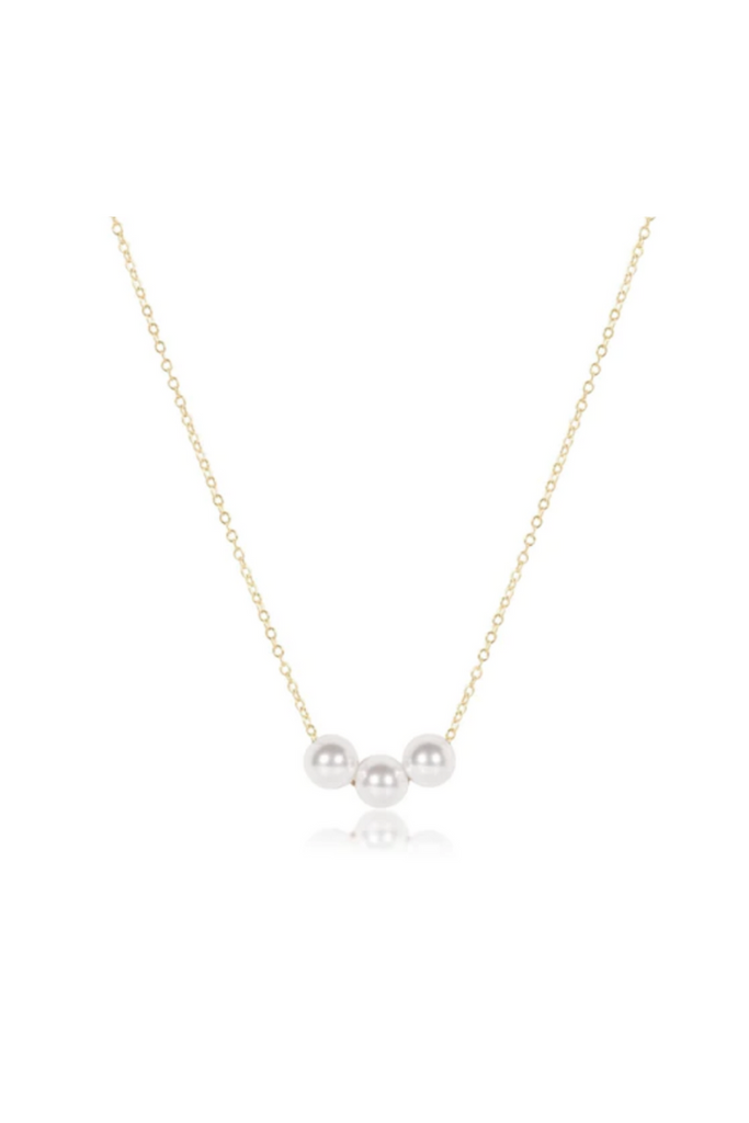 enewton: Joy Pearl Necklace-Gold-Necklaces-ENEWTON-Usher & Co - Women's Boutique Located in Atoka, OK and Durant, OK