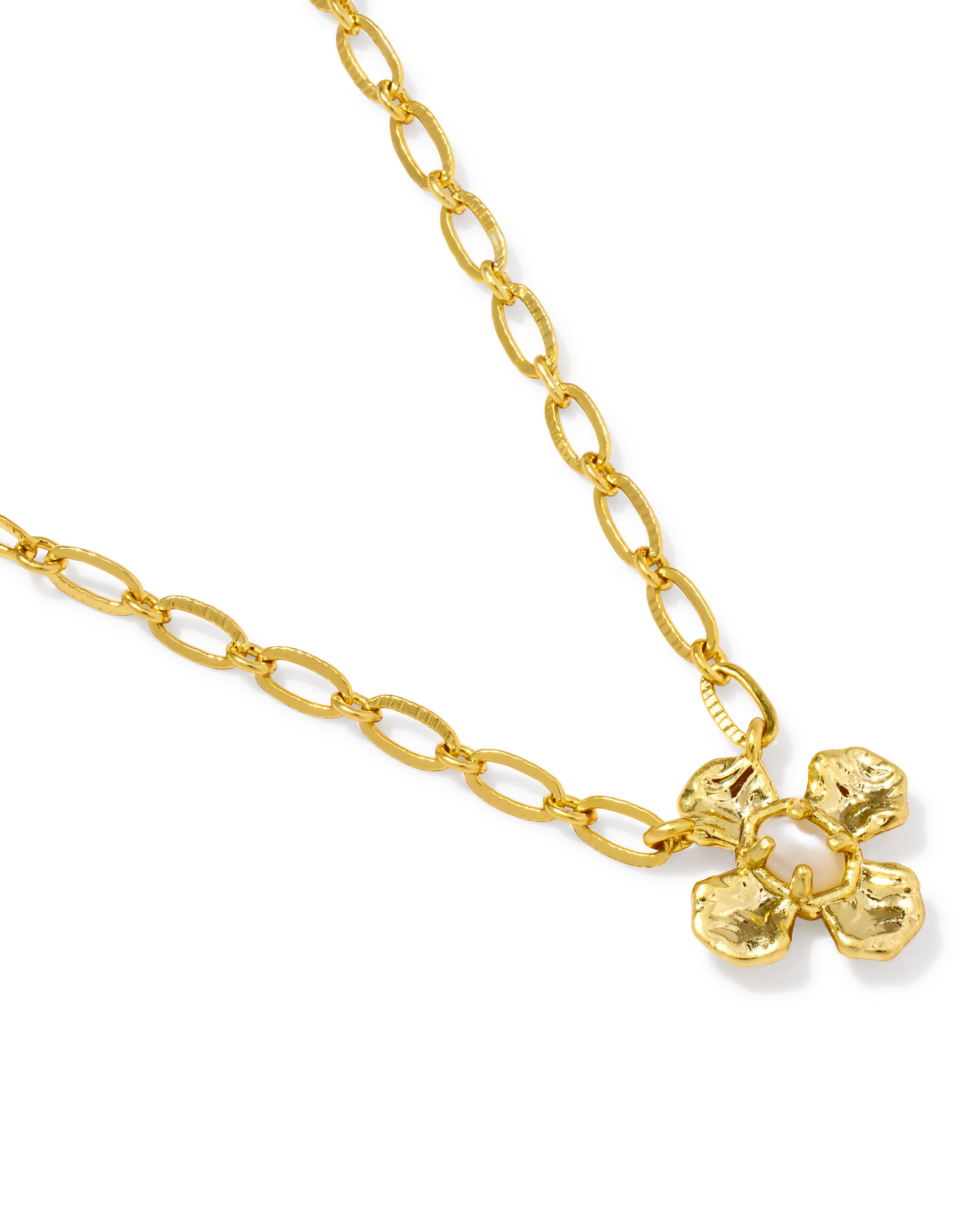 Kendra Scott: Leanne Short Pendant Necklace-Gold Natural Mother of Pearl-7- Jewelry-Kendra Scott-Usher & Co - Women's Boutique Located in Atoka, OK and Durant, OK