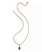 KENDRA SCOTT: Adeline Necklace-Vintage Gold Blue Lapis-7- Jewelry-Kendra Scott-Usher & Co - Women's Boutique Located in Atoka, OK and Durant, OK