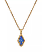 KENDRA SCOTT: Adeline Necklace-Vintage Gold Blue Lapis-7- Jewelry-Kendra Scott-Usher & Co - Women's Boutique Located in Atoka, OK and Durant, OK