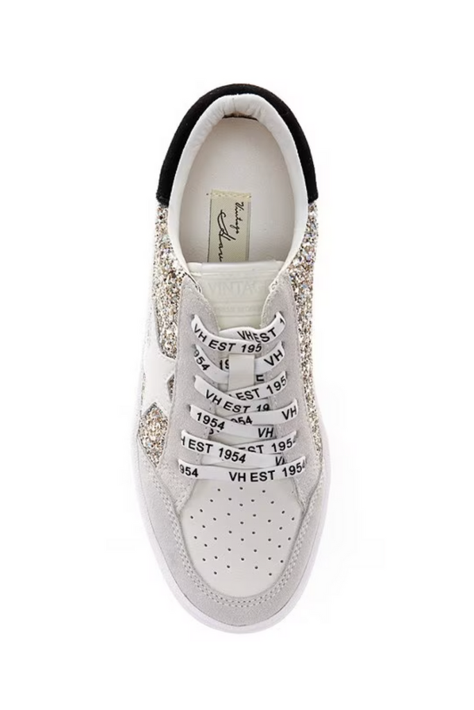 Vintage Havana: Kristen-Grey Glitter-Sneakers-Vintage Havana-Usher & Co - Women's Boutique Located in Atoka, OK and Durant, OK
