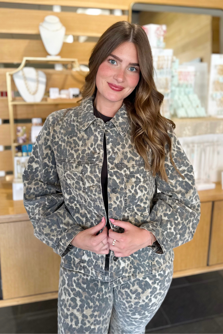 Kut From The Kloth: Bailey Jacket - Tan/Brown-1- Tops-KUT FROM THE KLOTH-Usher & Co - Women's Boutique Located in Atoka, OK and Durant, OK
