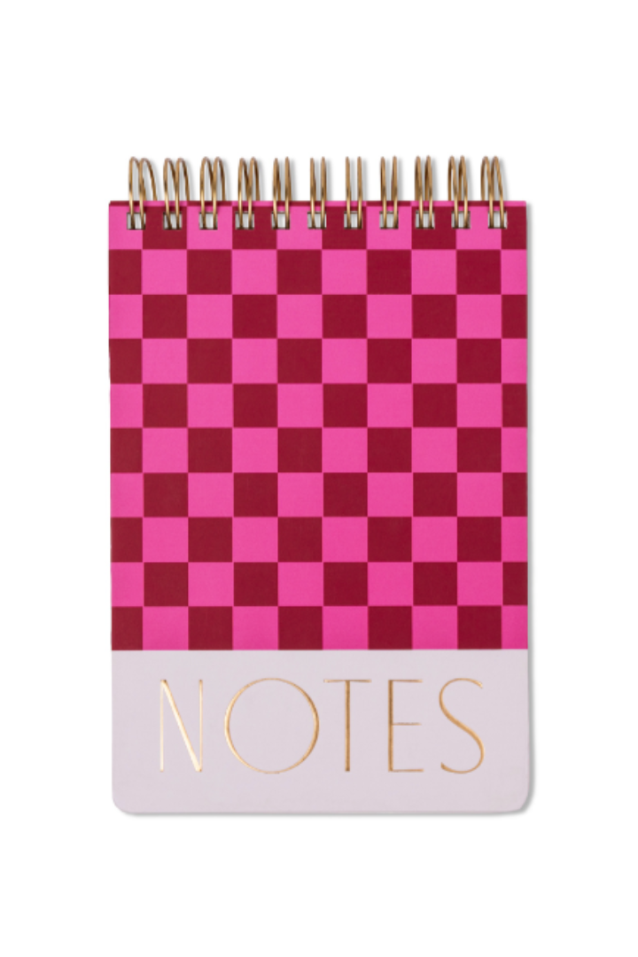Large Chunky Notepad-Burgundy+Pink-11- Gift/Home-Designworks-Usher & Co - Women's Boutique Located in Atoka, OK and Durant, OK