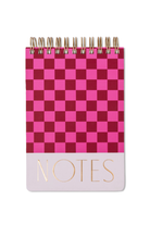 Large Chunky Notepad-Burgundy+Pink-11- Gift/Home-Designworks-Usher & Co - Women's Boutique Located in Atoka, OK and Durant, OK