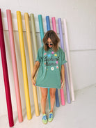 Luckiest Mama Tee-1- Tops-Etta + East-Usher & Co - Women's Boutique Located in Atoka, OK and Durant, OK