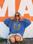 Lucky You Sweatshirt-1- Tops-Etta + East-Usher & Co - Women's Boutique Located in Atoka, OK and Durant, OK