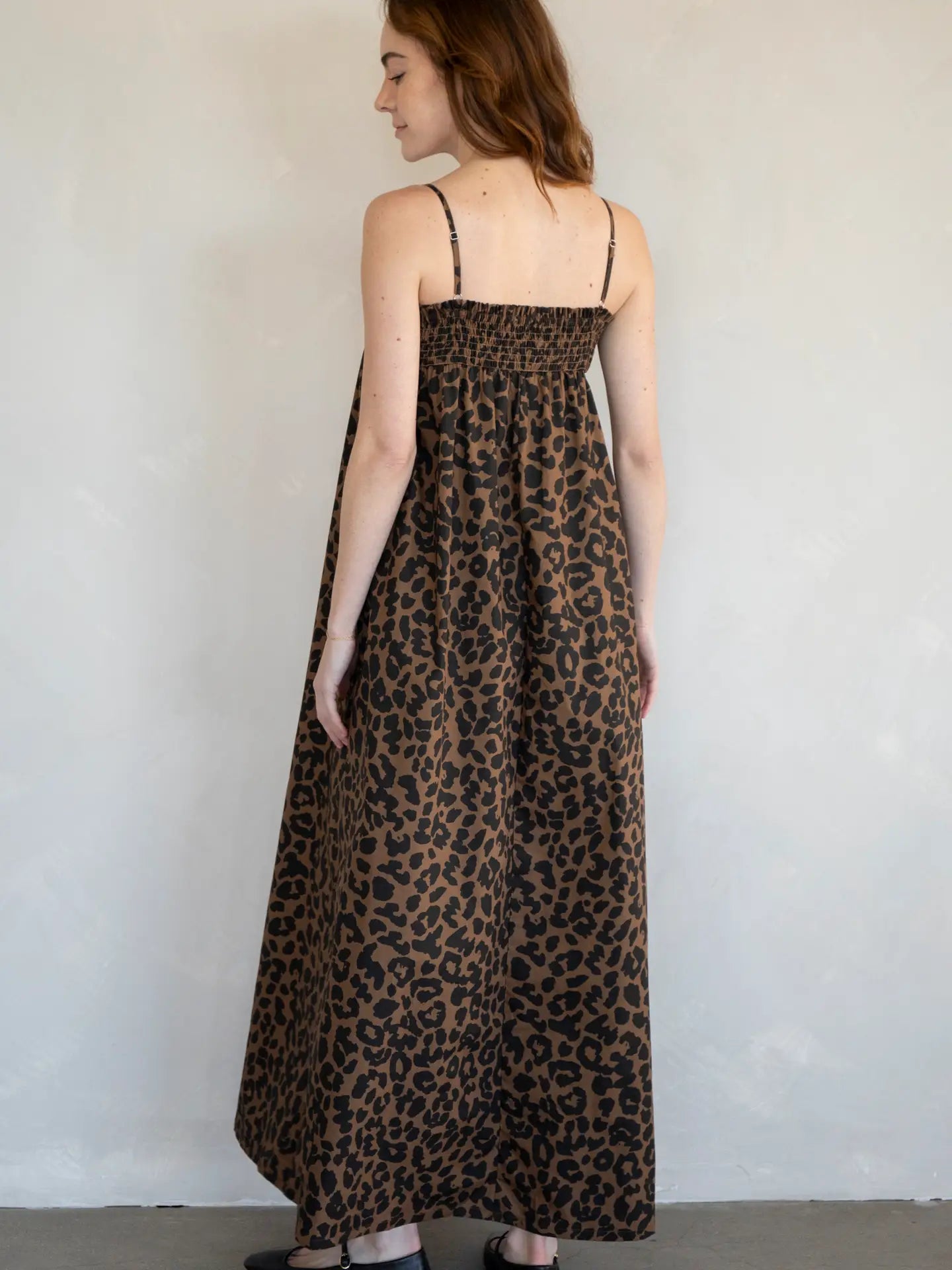 Marty Leopard Maxi Dress-6- Dress/Romp/Jump-Things Between-Usher & Co - Women's Boutique Located in Atoka, OK and Durant, OK