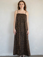 Marty Leopard Maxi Dress-6- Dress/Romp/Jump-Things Between-Usher & Co - Women's Boutique Located in Atoka, OK and Durant, OK