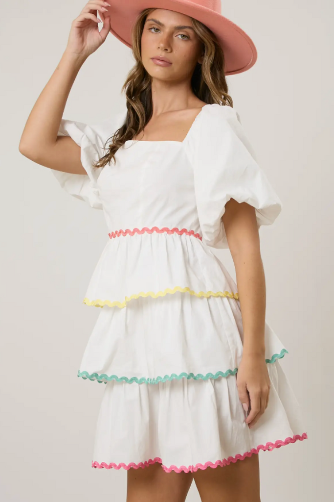 Mazie Mini Dress-Dresses-Peach Love California-Usher & Co - Women's Boutique Located in Atoka, OK and Durant, OK