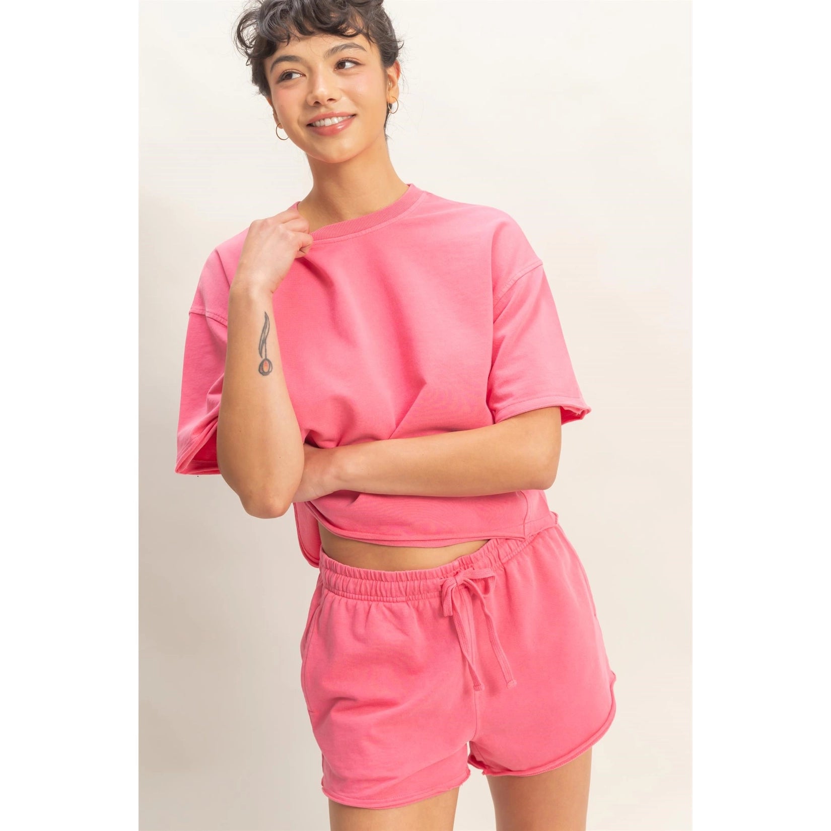 The Midtown Set-Taffy Pink-3- Sets/Lounge-HYFVE-Usher & Co - Women's Boutique Located in Atoka, OK and Durant, OK