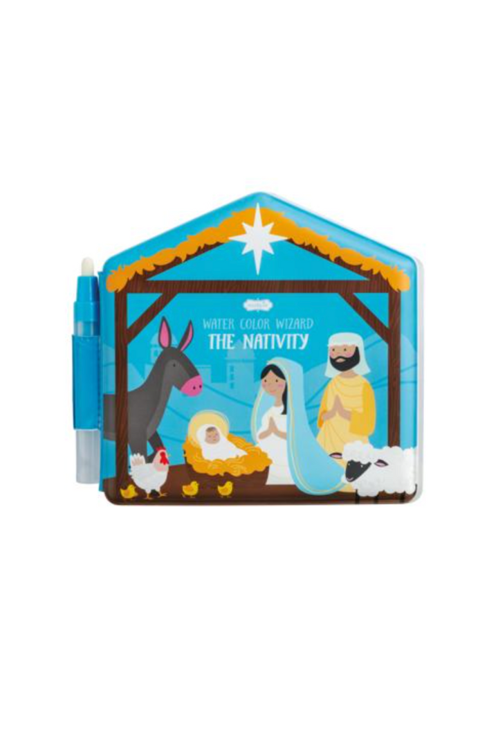 Nativity Water Wizard Book-12- Baby/Kids/Men-MUD PIE-Usher & Co - Women's Boutique Located in Atoka, OK and Durant, OK