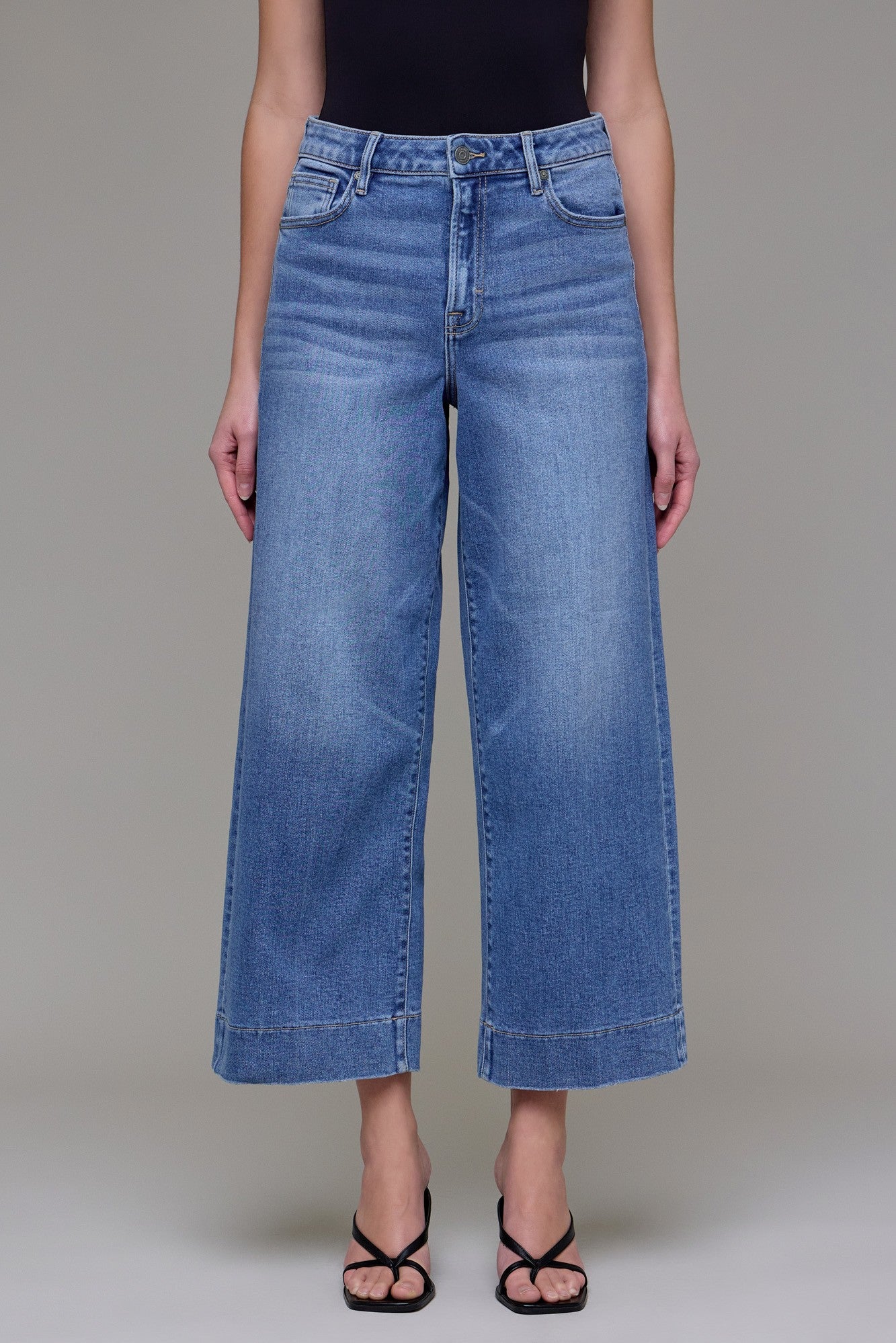 HIDDEN: Nori High Rise Wide Leg-5- Denim-Hidden-Usher & Co - Women's Boutique Located in Atoka, OK and Durant, OK