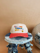 On My Way Trucker Hat-8- Accessory-Etta + East-Usher & Co - Women's Boutique Located in Atoka, OK and Durant, OK