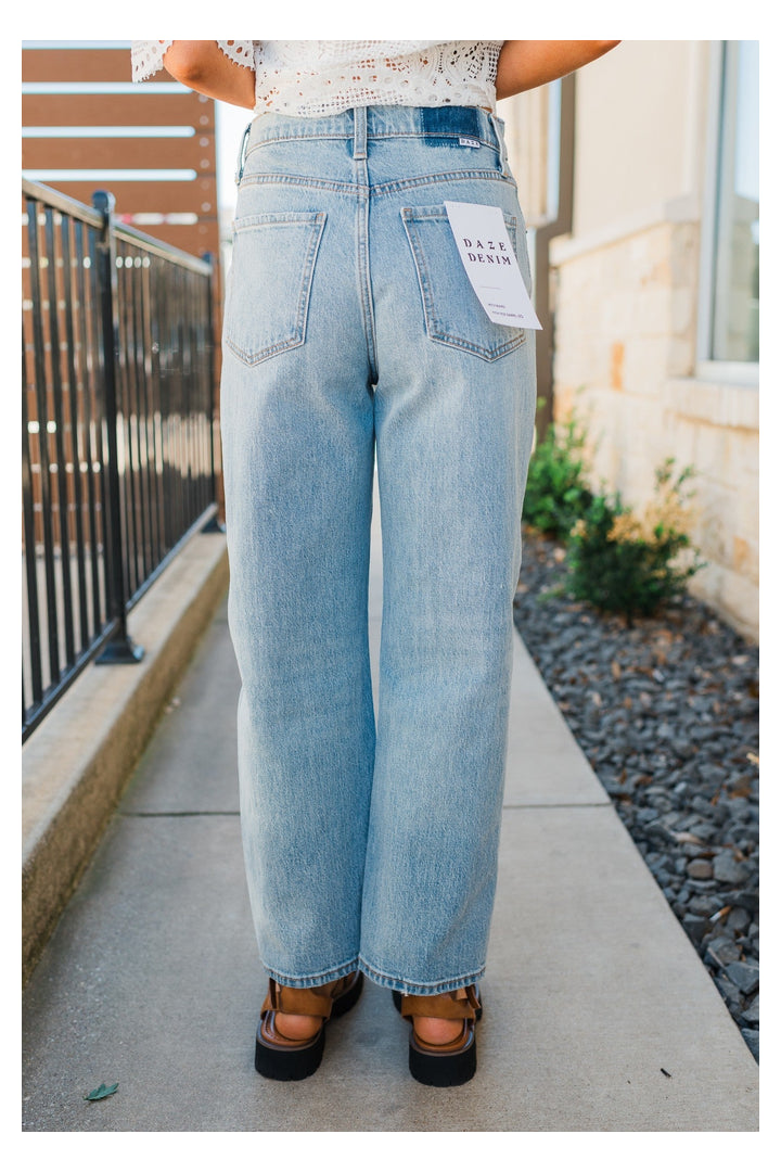 Daze: Westward High Rise Seamed - Pulse Pulse-5- Denim-Daze-Usher & Co - Women's Boutique Located in Atoka, OK and Durant, OK