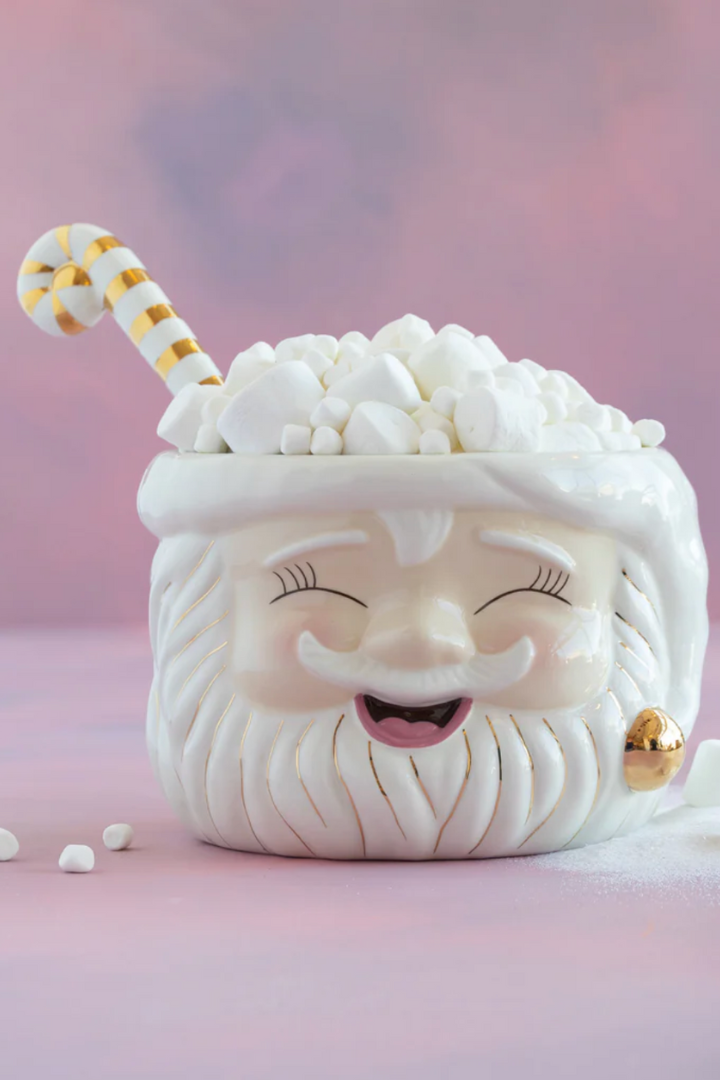 Papa Noel Punch Bowl-Small-11- Gift/Home-Glitterville-Usher & Co - Women's Boutique Located in Atoka, OK and Durant, OK