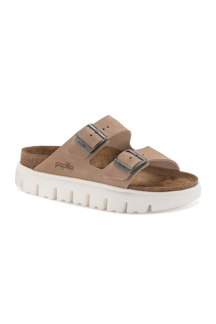 Birkenstock: Arizona Chunky Suede-Warm Sand-9- Shoes-BIRKENSTOCK-Usher & Co - Women's Boutique Located in Atoka, OK and Durant, OK