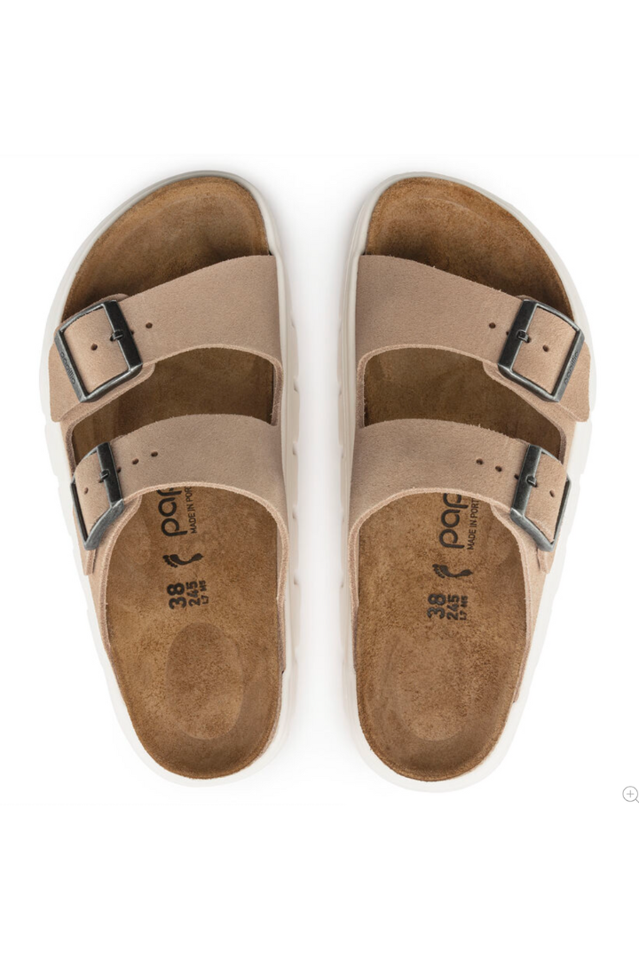 Birkenstock: Arizona Chunky Suede-Warm Sand-9- Shoes-BIRKENSTOCK-Usher & Co - Women's Boutique Located in Atoka, OK and Durant, OK