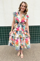 Paradise Midi Dress-6- Dress/Romp/Jump-Umgee-Usher & Co - Women's Boutique Located in Atoka, OK and Durant, OK