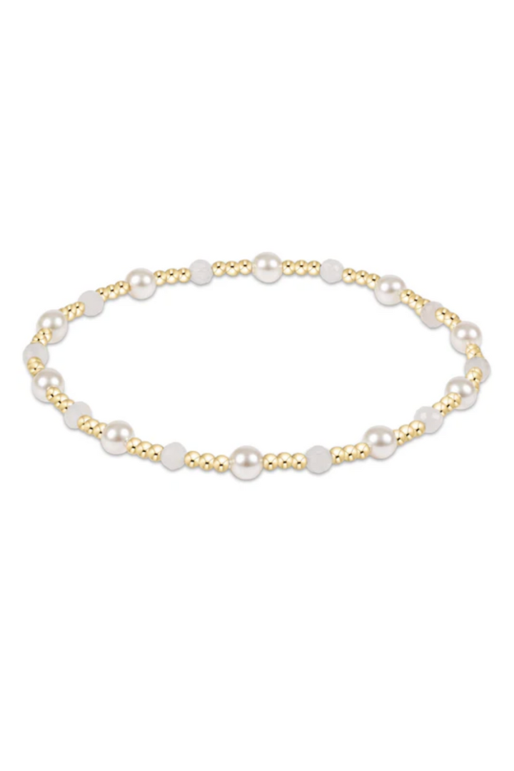 enewton: Pearl Sincerity 4mm Bracelet-Moonstone-7- Jewelry-ENEWTON-Usher & Co - Women's Boutique Located in Atoka, OK and Durant, OK