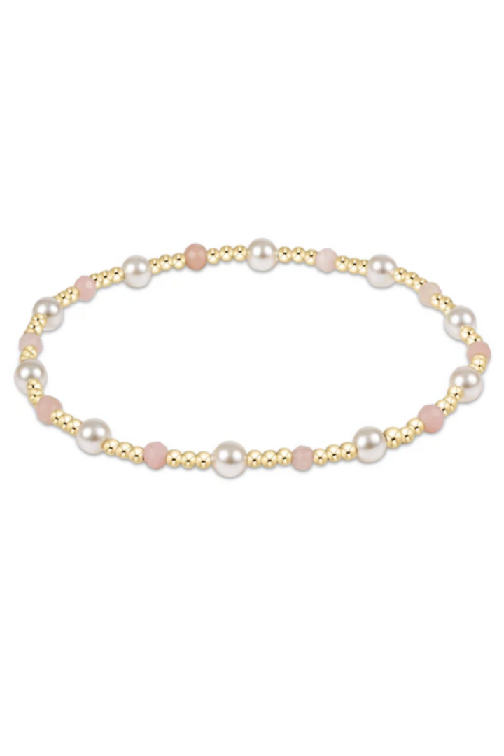 enewton: Pearl Sincerity 4mm Bracelet-Pink Opal-7- Jewelry-ENEWTON-Usher & Co - Women's Boutique Located in Atoka, OK and Durant, OK