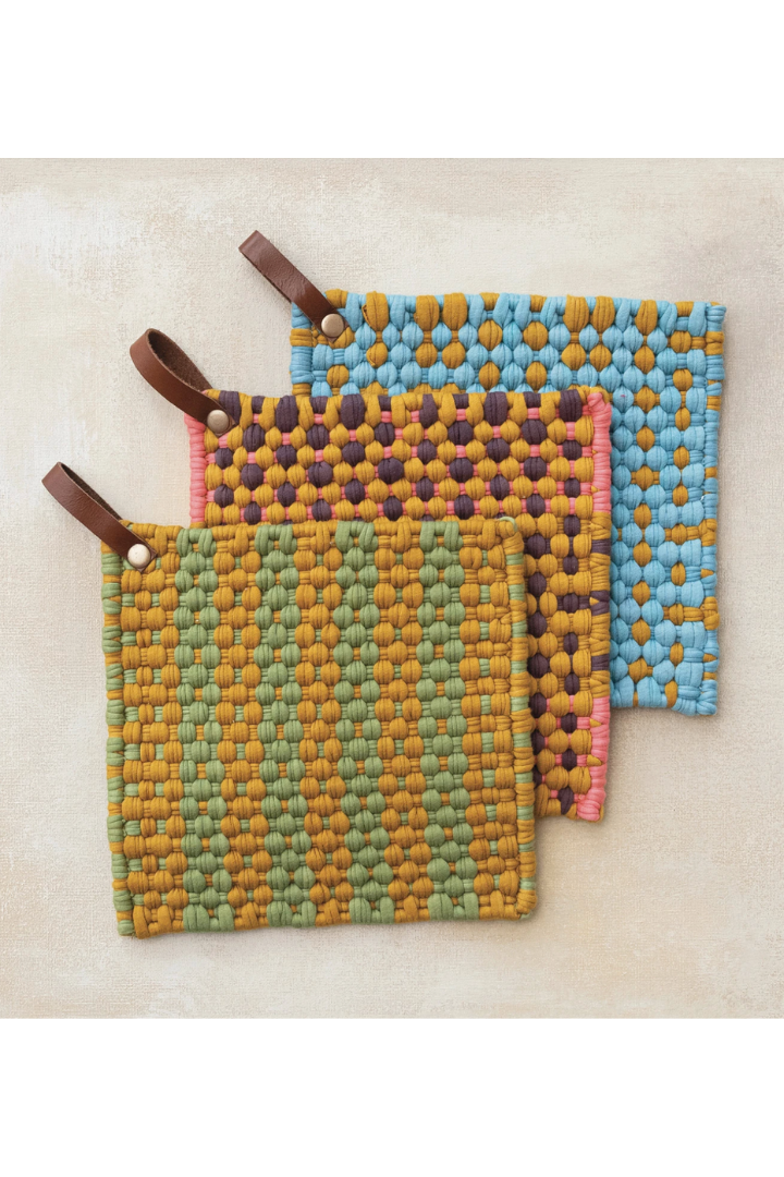 Crocheted Pot Holder-11- Gift/Home-CREATIVE CO-OP-Usher & Co - Women's Boutique Located in Atoka, OK and Durant, OK
