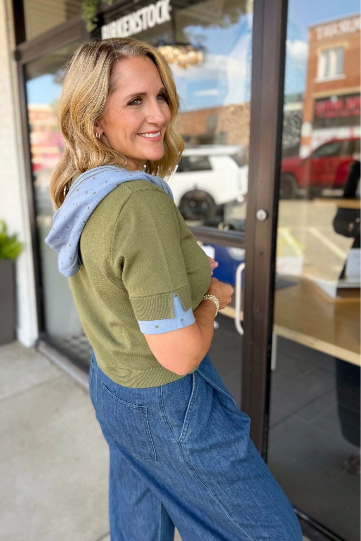 Prep Sweater-1- Tops-ENTRO-Usher & Co - Women's Boutique Located in Atoka, OK and Durant, OK