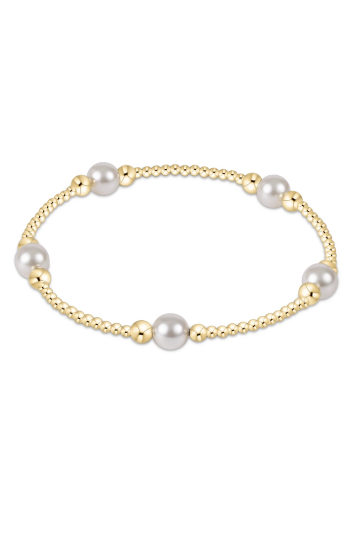 enewton: Purpose Pearl Bracelet-Gold-7- Jewelry-ENEWTON-Usher & Co - Women's Boutique Located in Atoka, OK and Durant, OK