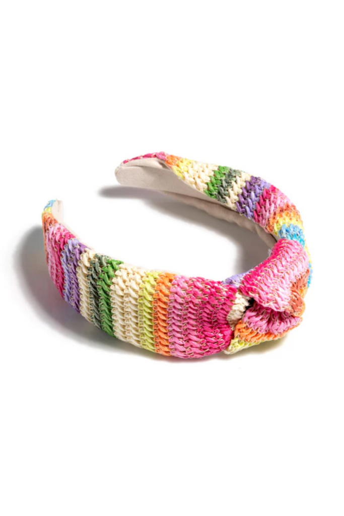 Rainbow Knotted Headband-Hair Accessories-Shiraleah-Usher & Co - Women's Boutique Located in Atoka, OK and Durant, OK