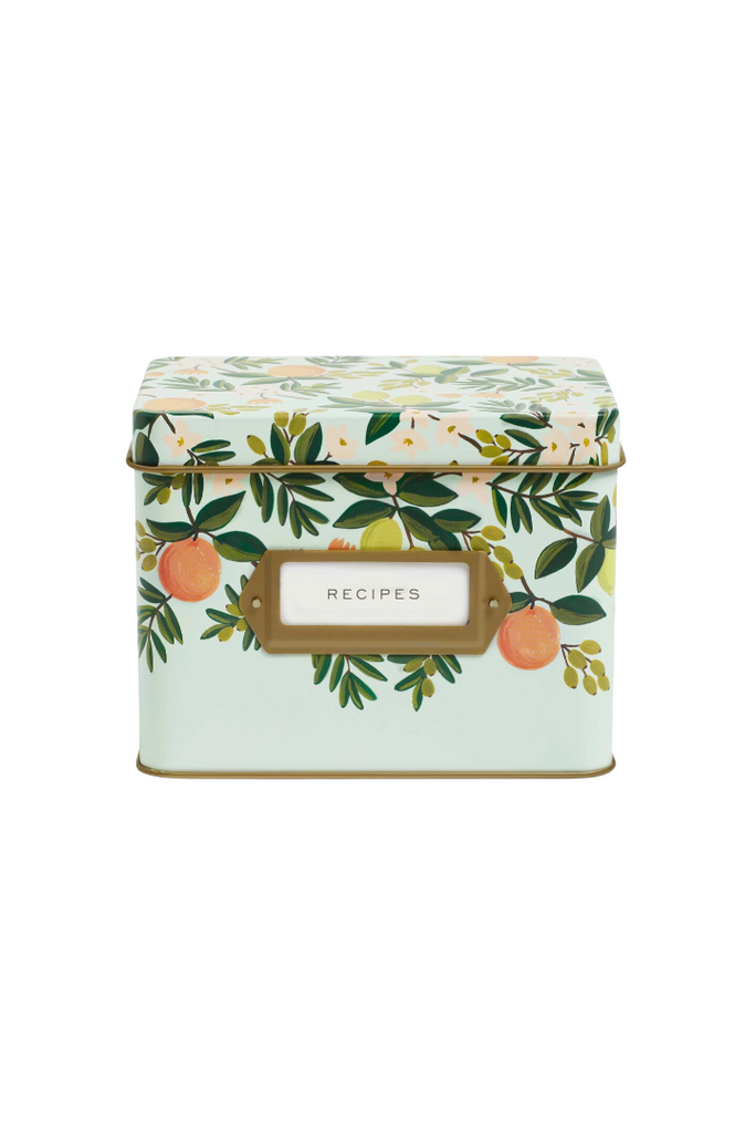 Citrus Grove Recipe Tin-Gifts-RIFLE PAPER CO-Usher & Co - Women's Boutique Located in Atoka, OK and Durant, OK