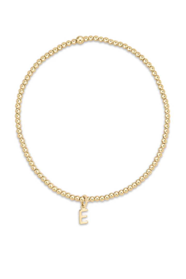 enewton: Classic 2mm Bead Bracelet-Respect Initial Charm-7- Jewelry-ENEWTON-Usher & Co - Women's Boutique Located in Atoka, OK and Durant, OK