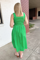 Retro Polka Dot Midi Dress-6- Dress/Romp/Jump-ENTRO-Usher & Co - Women's Boutique Located in Atoka, OK and Durant, OK