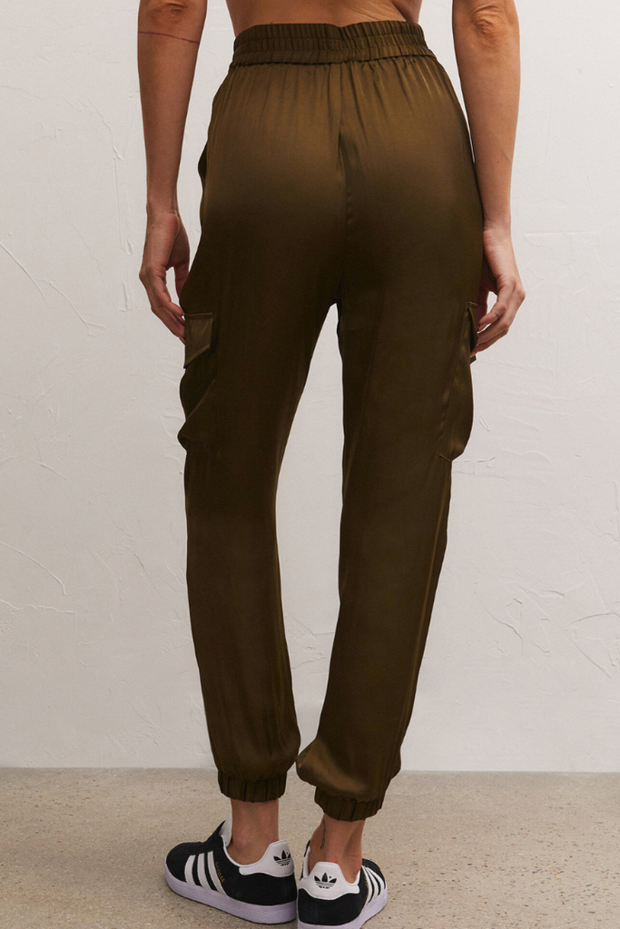 Z Supply: Rory Cargo Jogger-Kelp-Pants-Z SUPPLY-Usher & Co - Women's Boutique Located in Atoka, OK and Durant, OK