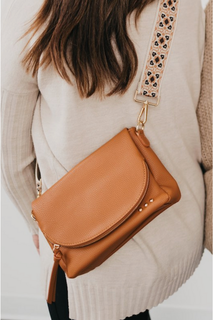 Samara Saddle Bag-Brown-Bags & Wallets-Pretty Simple-Usher & Co - Women's Boutique Located in Atoka, OK and Durant, OK