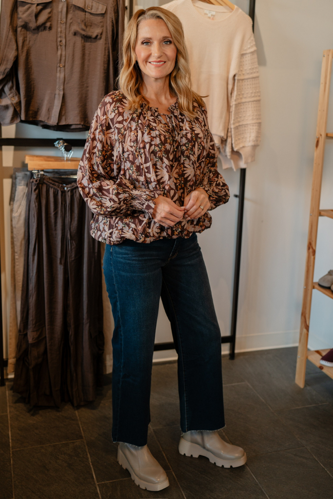 Sanctuary Blouse-Long Sleeve Tops-Entro-Usher & Co - Women's Boutique Located in Atoka, OK and Durant, OK