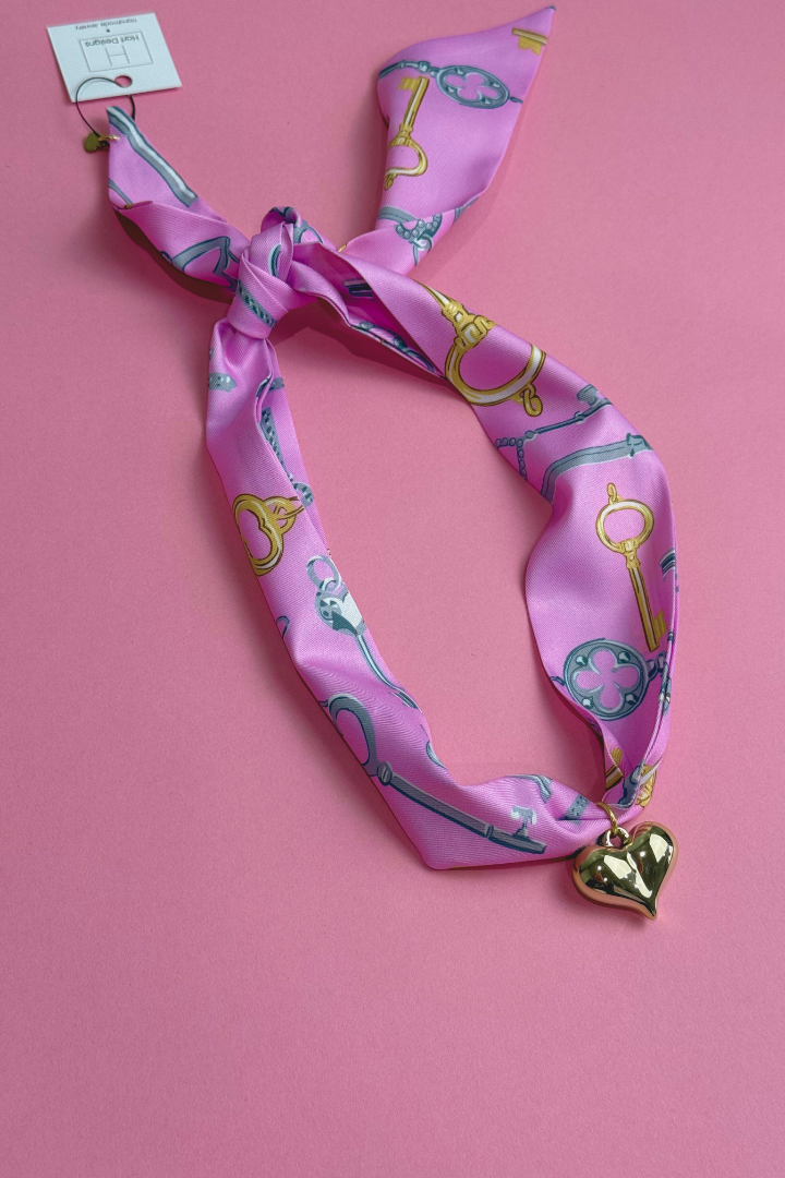 Scarf Necklace-7- Jewelry-Hart Designs-Usher & Co - Women's Boutique Located in Atoka, OK and Durant, OK