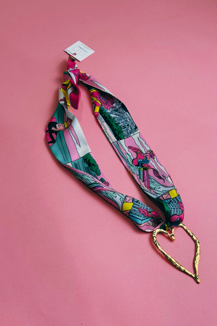 Scarf Necklace-7- Jewelry-Hart Designs-Usher & Co - Women's Boutique Located in Atoka, OK and Durant, OK