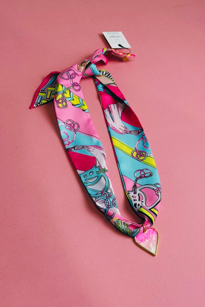 Scarf Necklace-7- Jewelry-Hart Designs-Usher & Co - Women's Boutique Located in Atoka, OK and Durant, OK