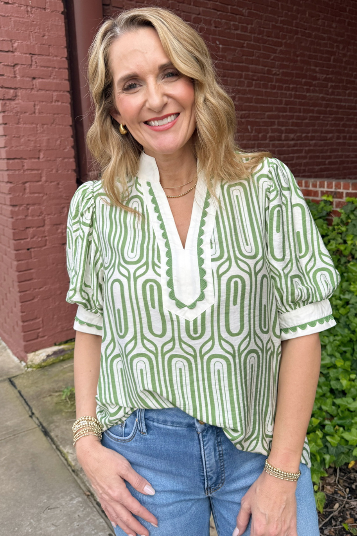 Sightseer Top-1- Tops-ENTRO-Usher & Co - Women's Boutique Located in Atoka, OK and Durant, OK