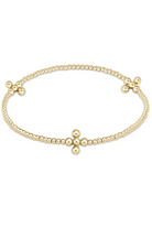 enewton: Signature Cross Gold Pattern Bracelet-Beaded Cross-7- Jewelry-ENEWTON-Usher & Co - Women's Boutique Located in Atoka, OK and Durant, OK